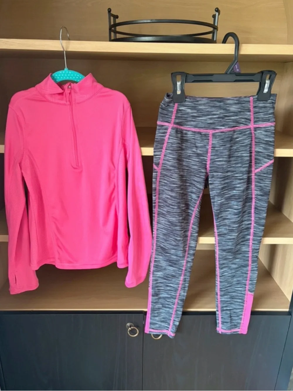 Danskin•Girls’ Active Drimore Quarter Zip & Leggings | Medium (7/8)
